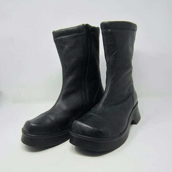 John Fluevog Harmony Chime Black Boot Size 9 - Picture 1 of 11